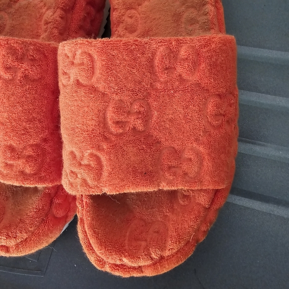 Gucci GG Sponge Slide Platform Sandals Size 39.5 - Picture 7 of 11